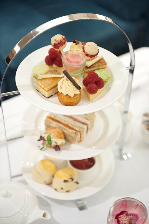 Afternoon Tea at Lancaster London - cake stand