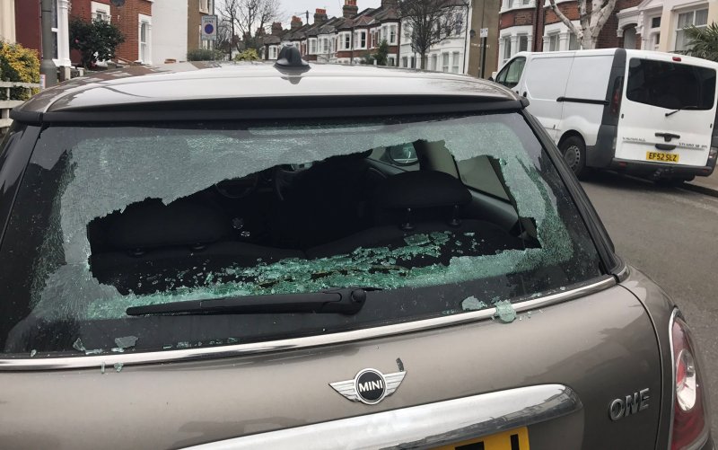 Balham vandalism 2017