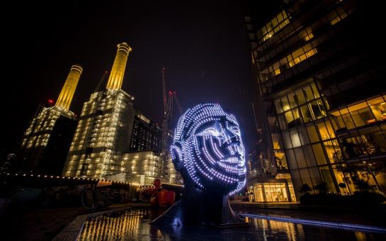 Battersea power station light festival
