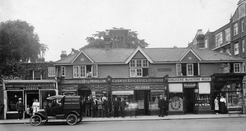 Belgian Refugee shops