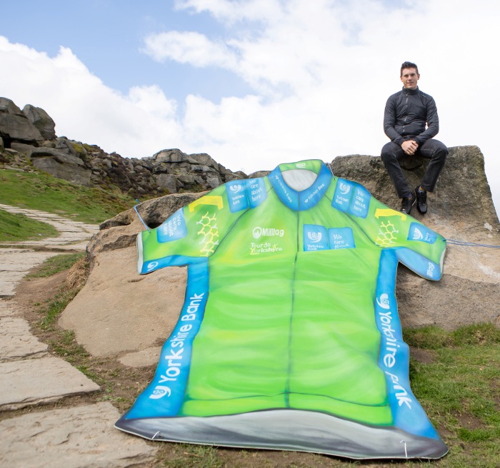 Ben Swift and the Yorkshire Bank Sprinters Jersey