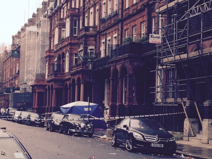 Chelsea balcony collapse cordoned off SWL pics