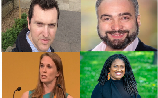 The line-up of Streatham candidates.