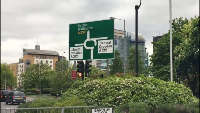 Croydon signpost