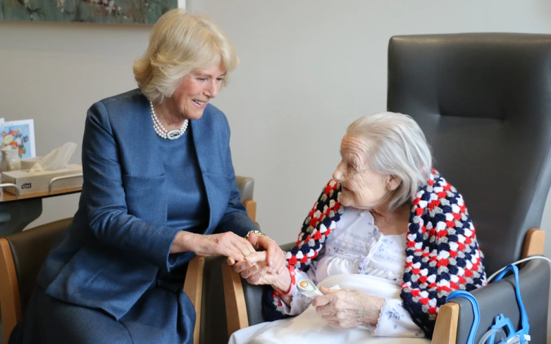 Duchess of Cornwall visiting Royal Trinity Hospice