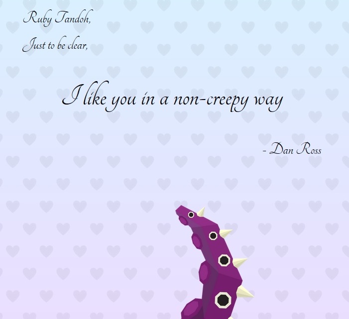 EAK Valentine's Day Card i like you