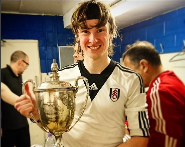 Fil Kamps with the British Deaf Cup - Credit Fil Kamps