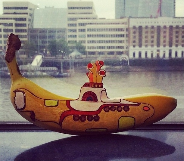 Fun With Fruit yellow submarine2 courtesy Elisa Roche