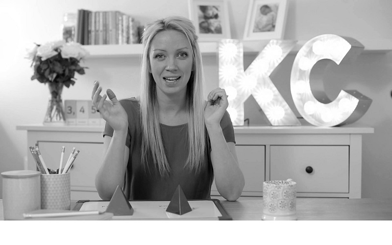 Katie Higham conducting one of her tutorials