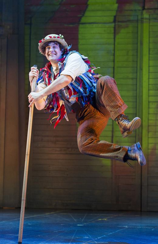 Lee Mead as Caractacus Potts in Chitty Chitty Bang Bang. Credit Alastair Muir (2)-min