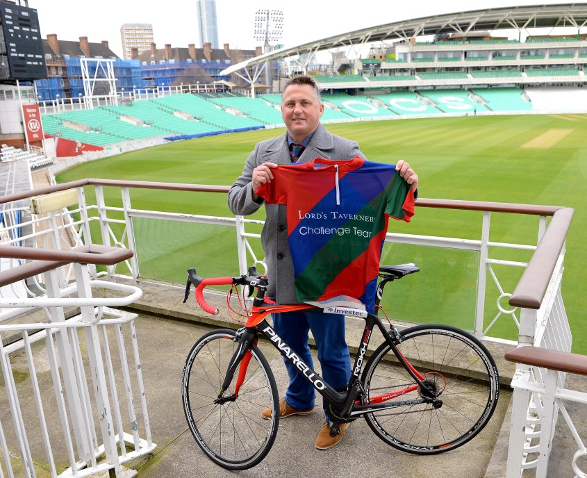 Lords Taverners at grounds Ashes_Cycle_Challenge_300315_ppauk025