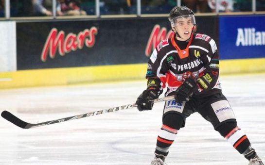 Luke Hockey playing Ice Hockey