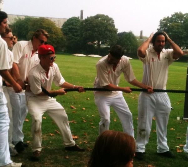 Made in Chelsea cricket tug of war pull2