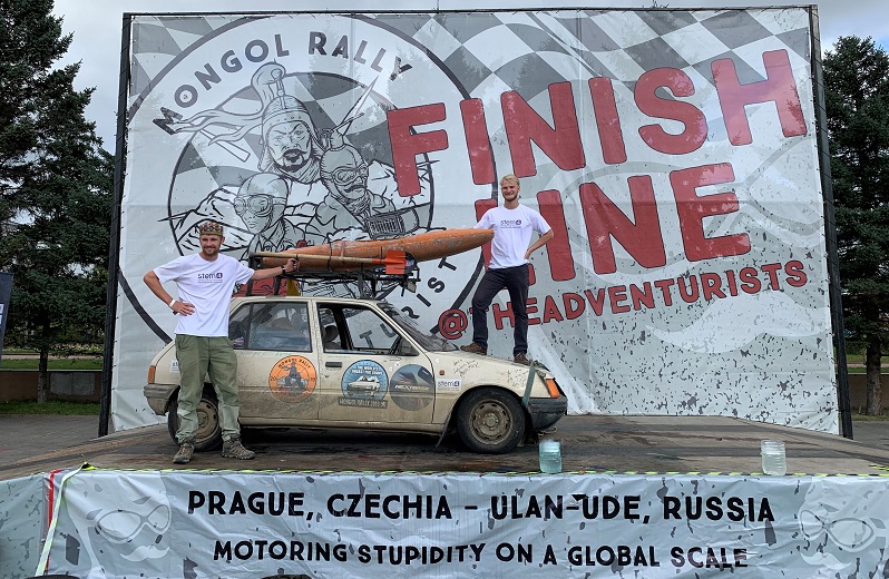 Mongol Rally raising funds for stem4