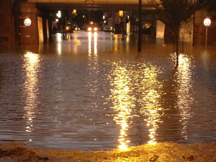 New Malden flood