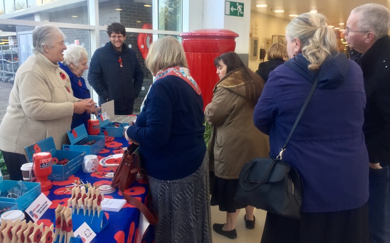 poppy-stall