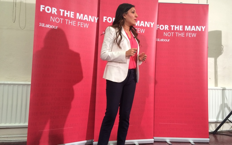 Rosena Allin-Khan speaks at Tooting Neighbourhood Centre