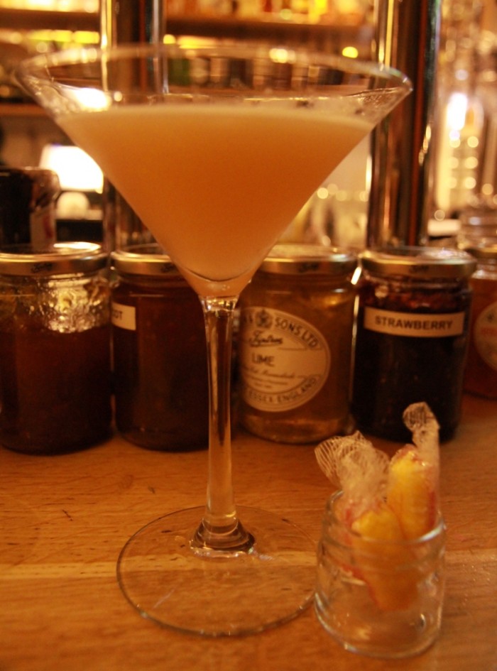 The Rhubarb Custard jam tree clapham cocktail