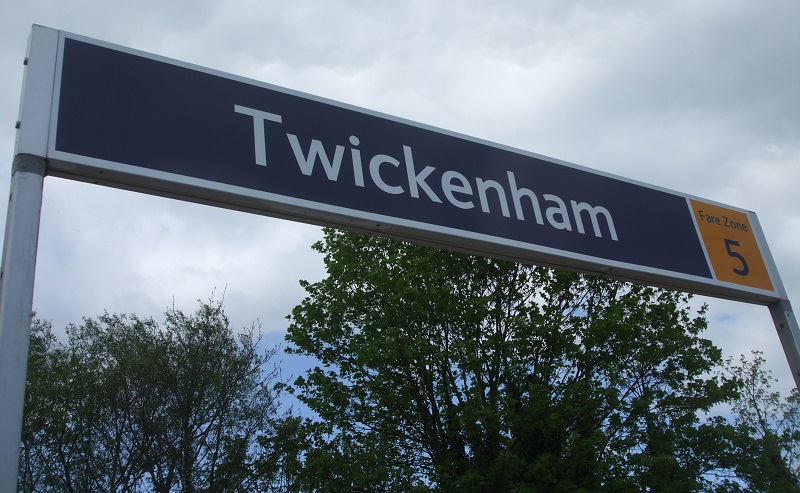 Twickenham station sign