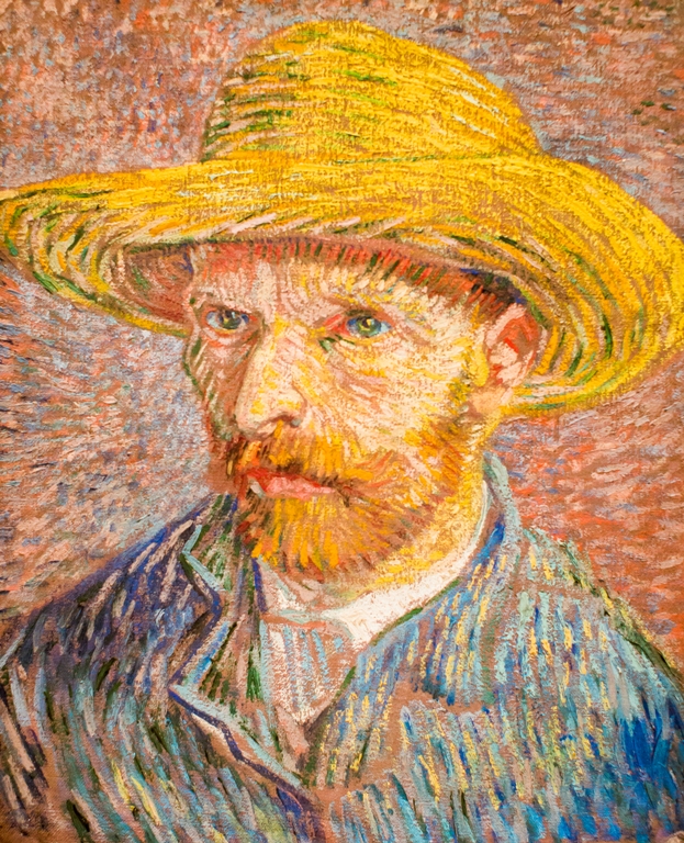 Self-Portrait with a Straw Hat co Thomas Hawk flickr