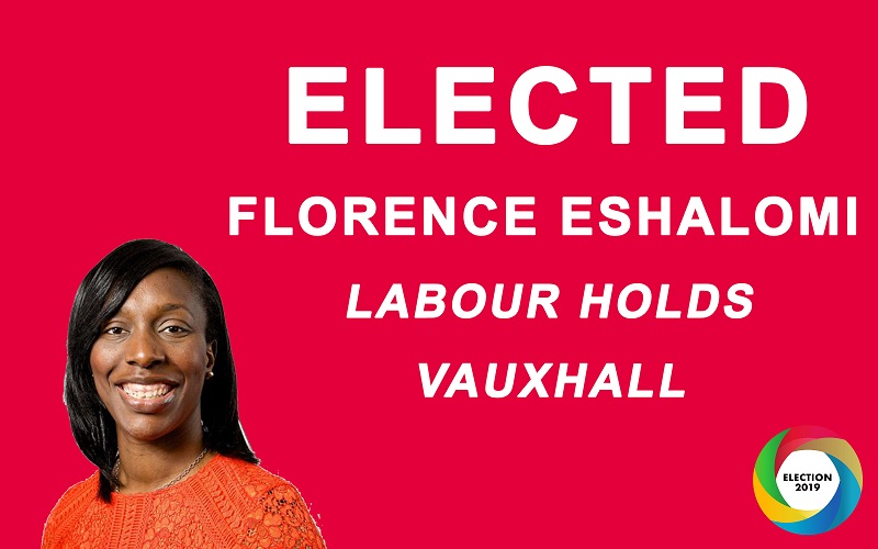 Florence Eshalomi wins