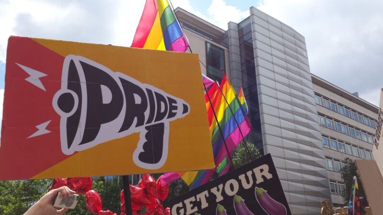 Wandsworth LGBT Pride Parade flags