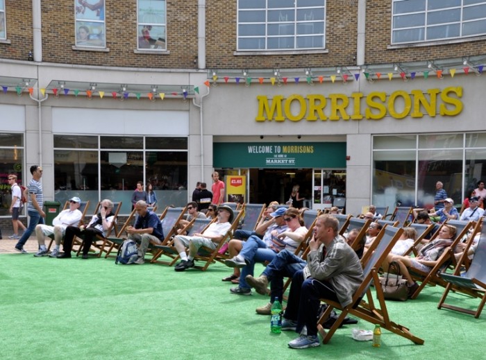 Wimbledon 2015 piazza Morrisons tennis