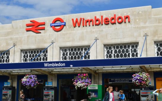Trespasser on tracks outside Wimbledon Station