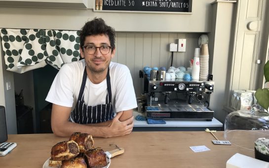 Brodie Williams in his Brixton cafe Annapurna