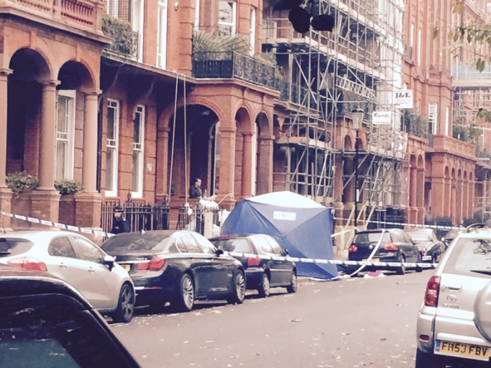chelsea balcony collapse cordoned off 2