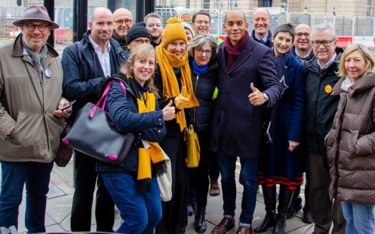 Chuka Umunna campaigning