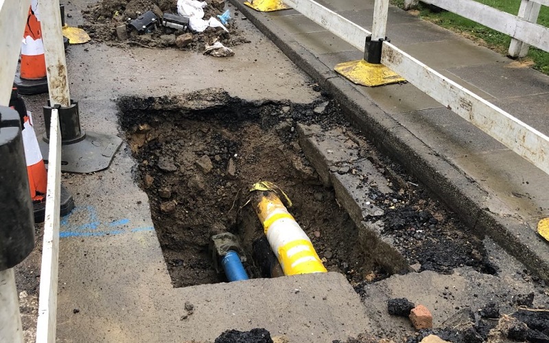excavation work to pipes in richmond