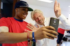 richard branson with kierran jarrett