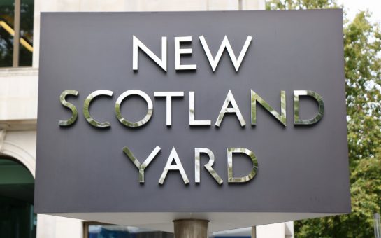 New Scotland Yard sign