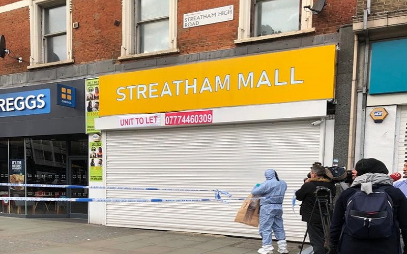 Police cordon streatham high street