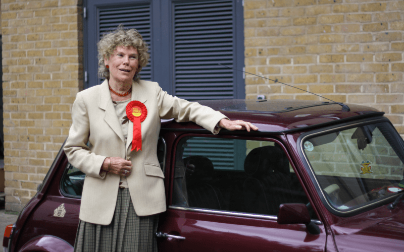 Kate Hoey campaigns in Vauxhall