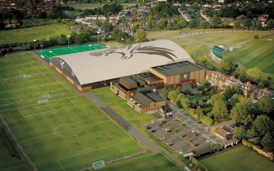 Crystal Palace academy from above