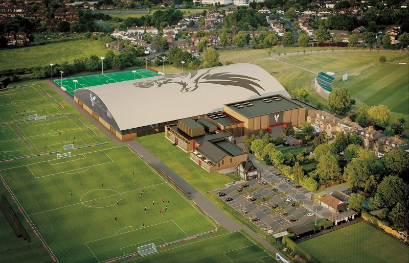 Crystal Palace academy from above