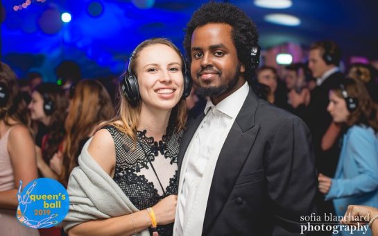 Mo at an Oxford ball