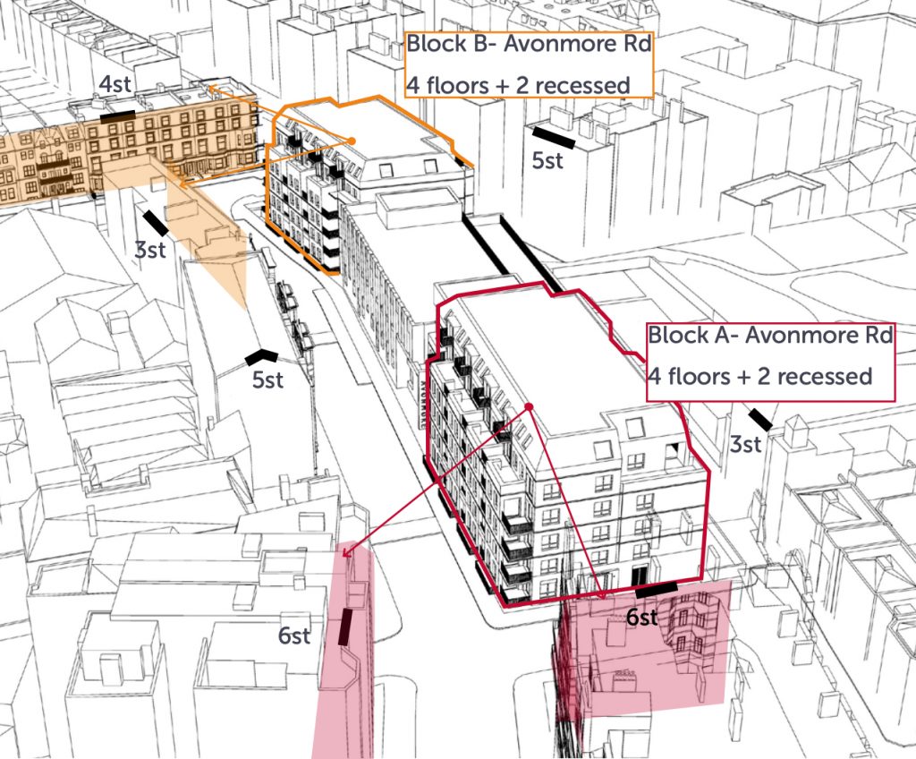 The Council's designs include building two blocks of flats on either side of the new primary school