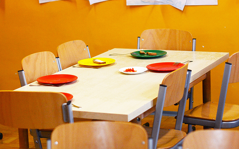 School lunch room