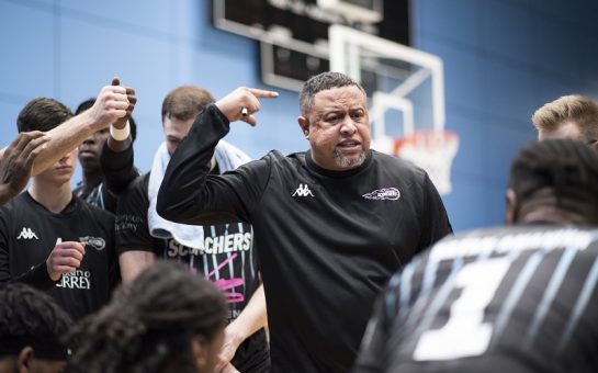Surrey Scorchers boss Creon Raftopoulos with players