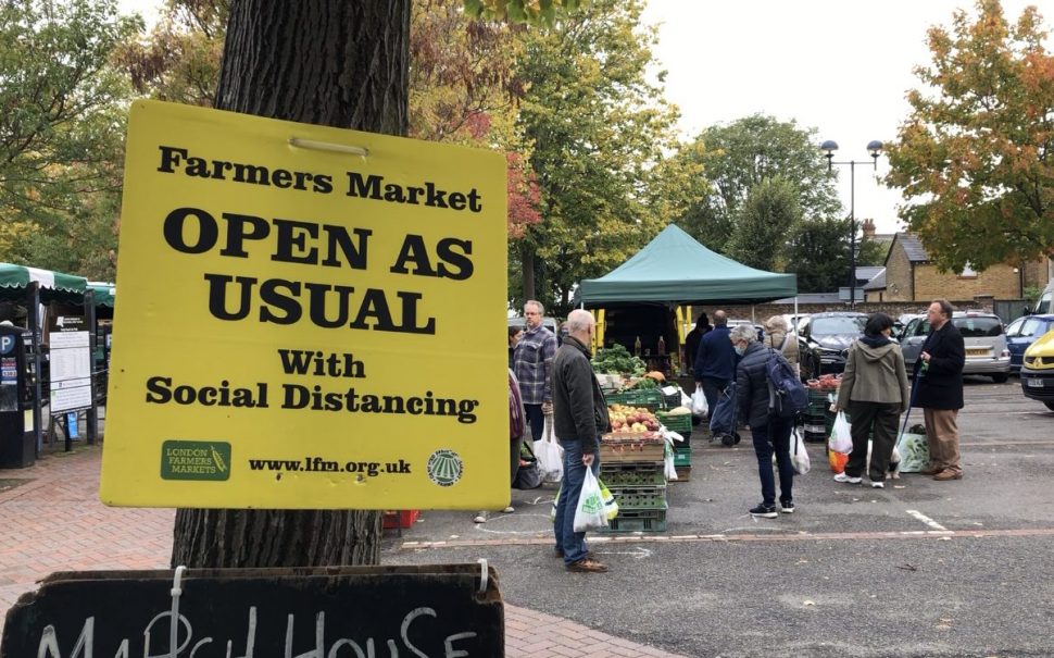 London Farmer's Markets open as usual