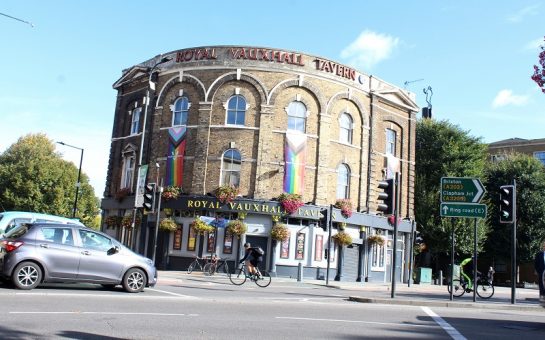 Royal Vauxhall Tavern in the sunshine.