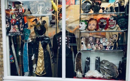 The storefront of Jerusalem Costumes in Putney