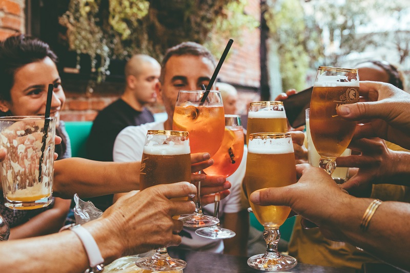 beer garden london outdoor heating