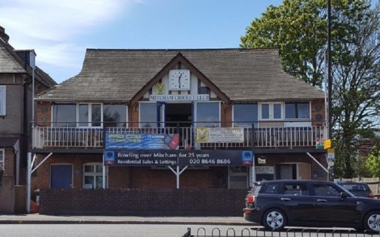 the exterior of mitcham cricket club