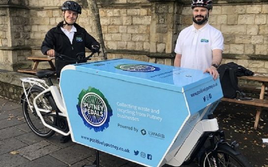 putney pedals recycling bike
