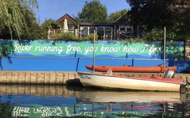 Maxine Stinton's Mural in Shepperton