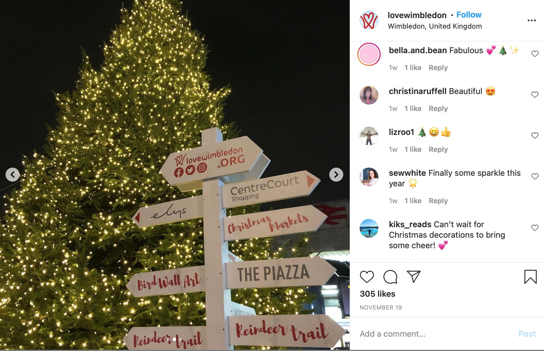 Christmas market returns to Wimbledon as Tier 2 restrictions announced